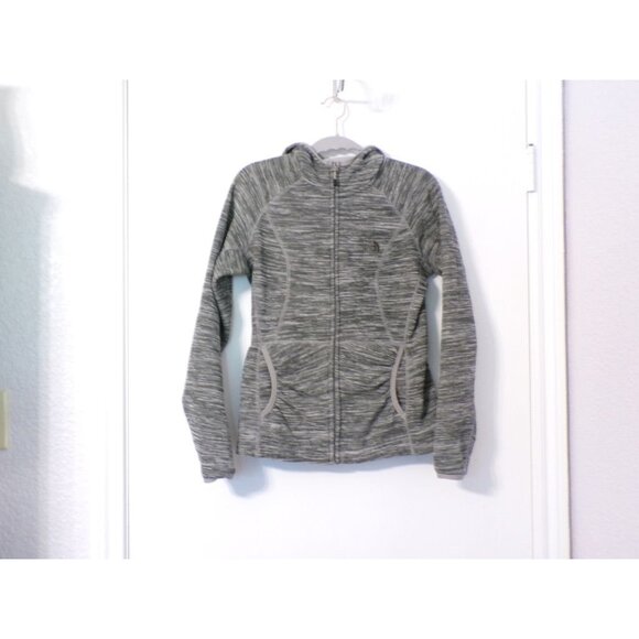 The North Face Womens Gray Full-Zip Hooded Jacket Coat Size S Polyester/Elastane - Picture 9 of 10